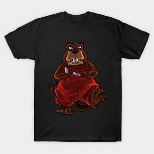 Monster animals - Horror knife beaver T-Shirt